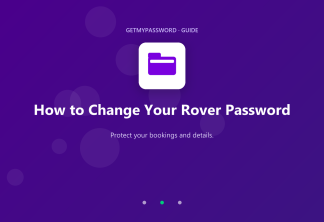 How to change a Rover password