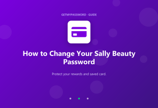 How to change a Sally Beauty password