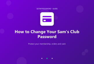 How to change a Sam's Club password
