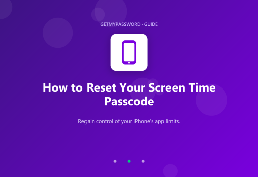 How to reset your Screen Time passcode