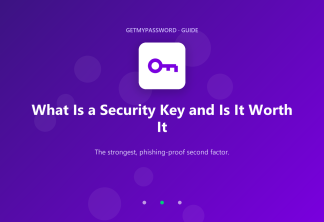 What a security key is and how it works
