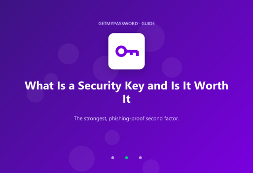 What a security key is and how it works