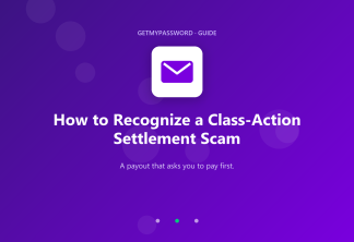 How to recognize a class-action settlement scam