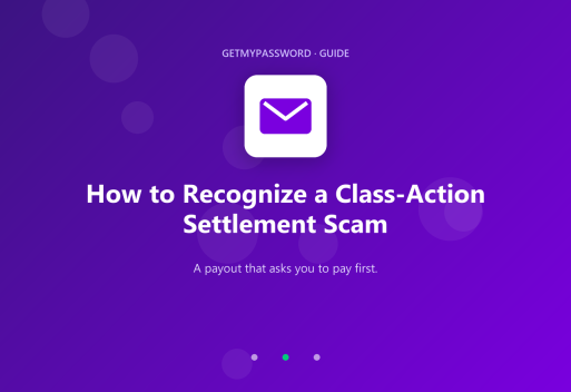 How to recognize a class-action settlement scam