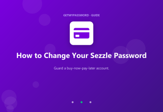 How to change a Sezzle password