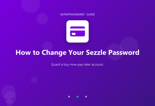 How to change a Sezzle password