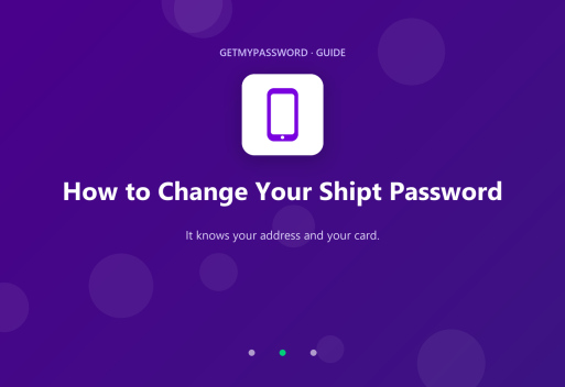 How to change a Shipt password