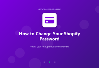 How to change a Shopify password