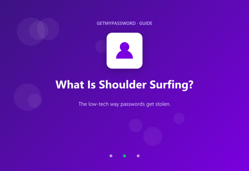 What is shoulder surfing and how to prevent it