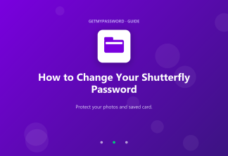 How to change a Shutterfly password