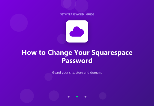 How to change a Squarespace password