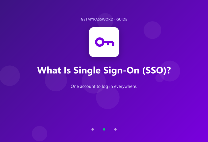 What is single sign-on