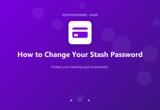 How to change a Stash password