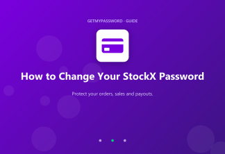 How to change a StockX password