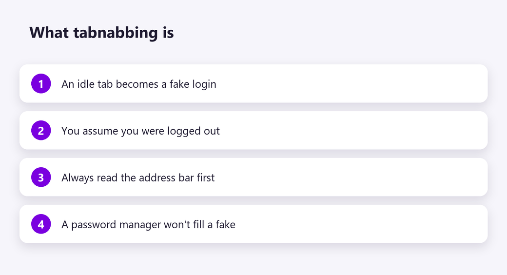 What tabnabbing is