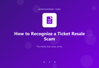 How to recognize a ticket resale scam