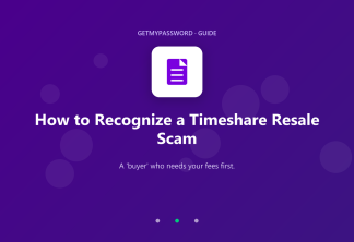How to recognize a timeshare resale scam