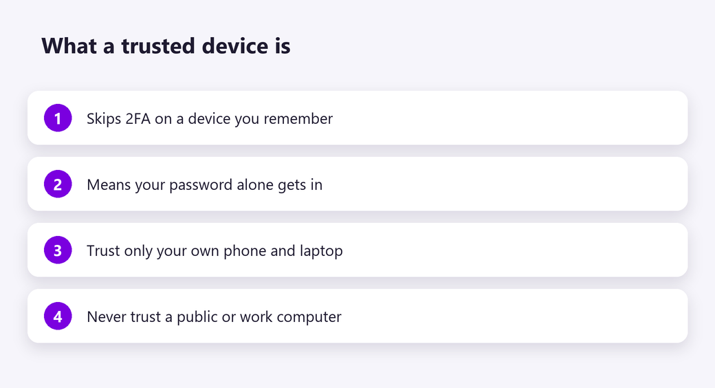 What a trusted device is