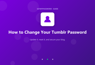 How to change a Tumblr password