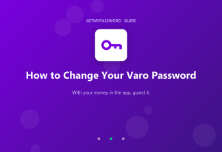 How to change a Varo password