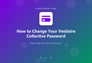 How to change a Vestiaire Collective password
