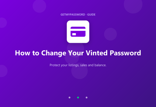 How to change a Vinted password