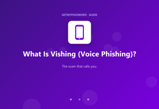 What is vishing voice phishing