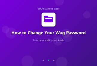 How to change a Wag password