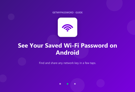 How to see your saved Wi-Fi password on Android