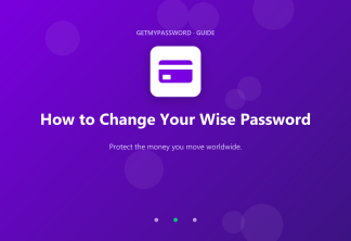 How to change a Wise password