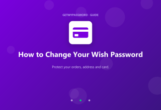 How to change a Wish password
