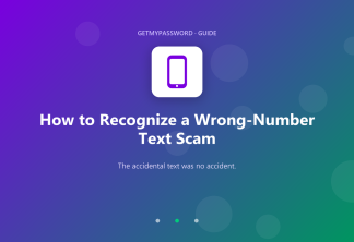 How to recognize a wrong-number text scam