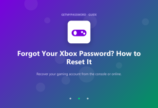 How to reset a forgotten Xbox password