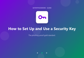 How to set up and use a security key