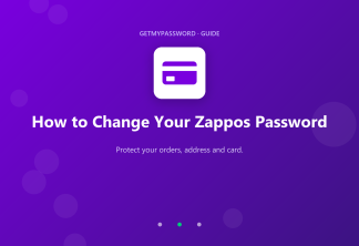 How to change a Zappos password