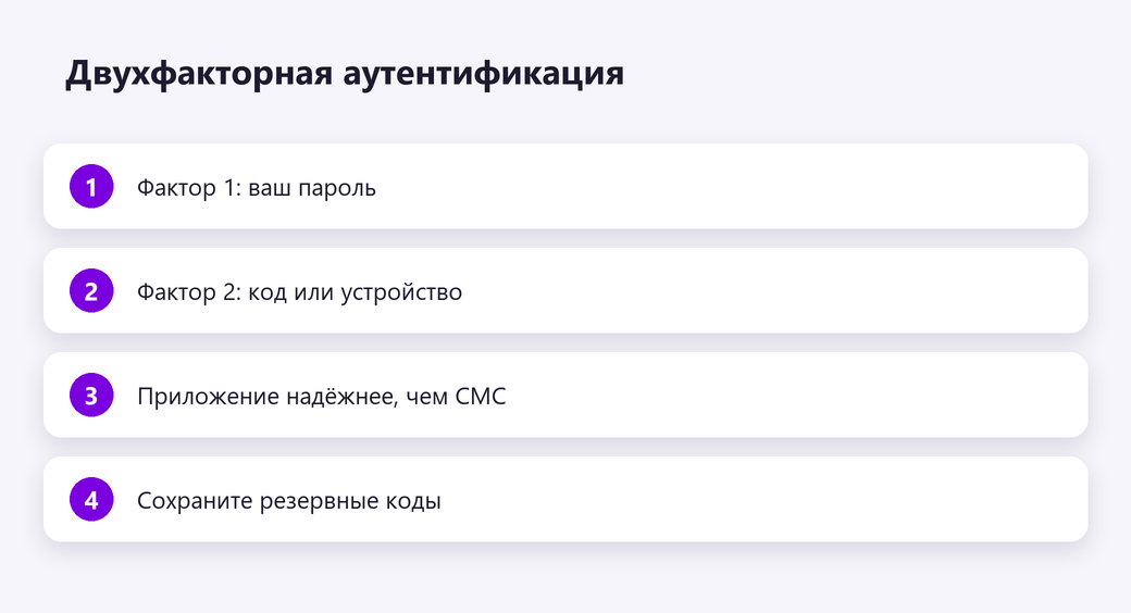 Двухфакторная аутентификация