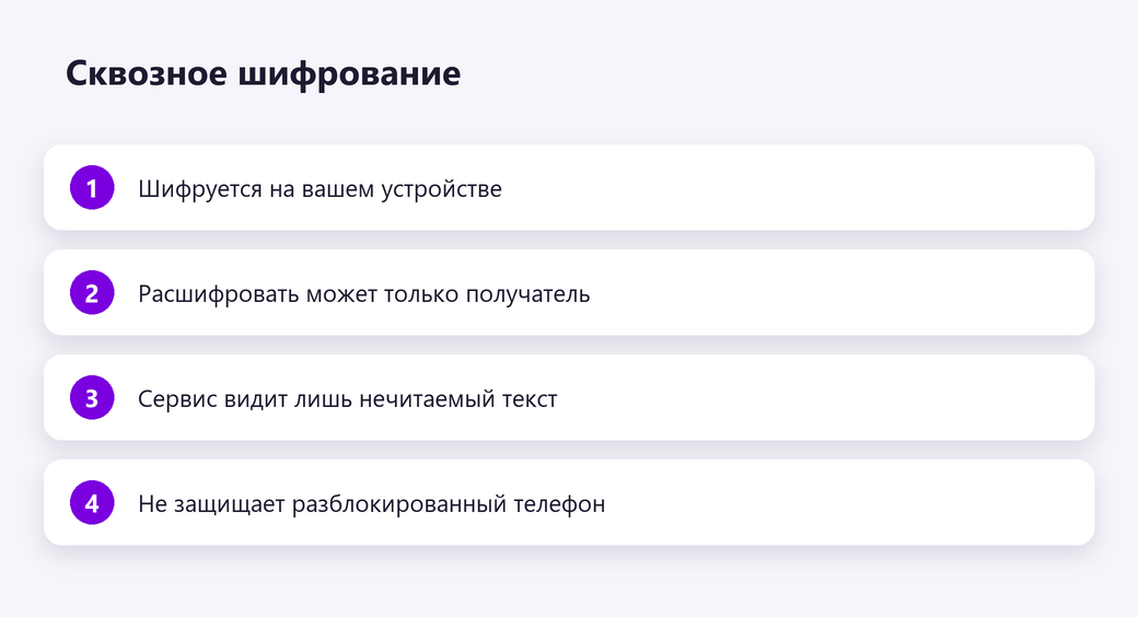 Сквозное шифрование