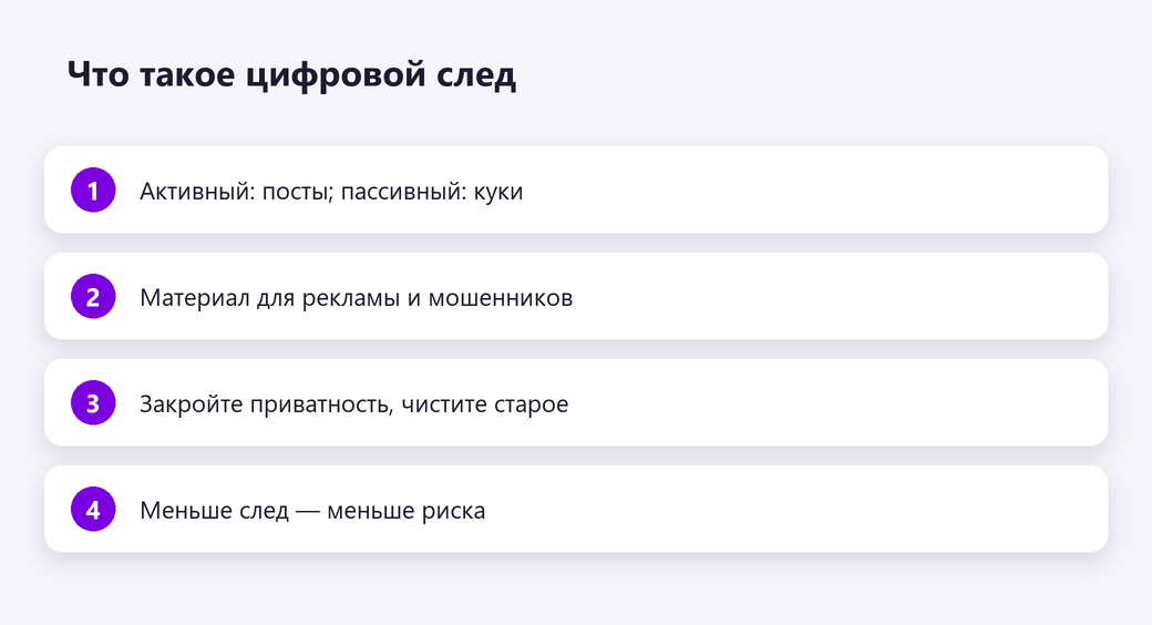 Что такое цифровой след