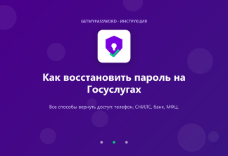 Как восстановить пароль на Госуслугах