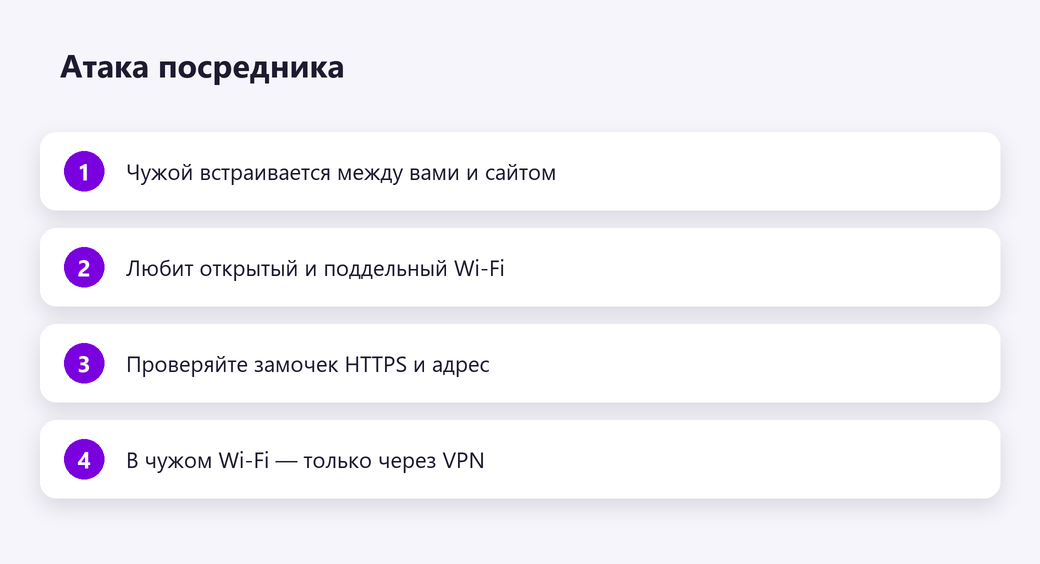 Атака посредника