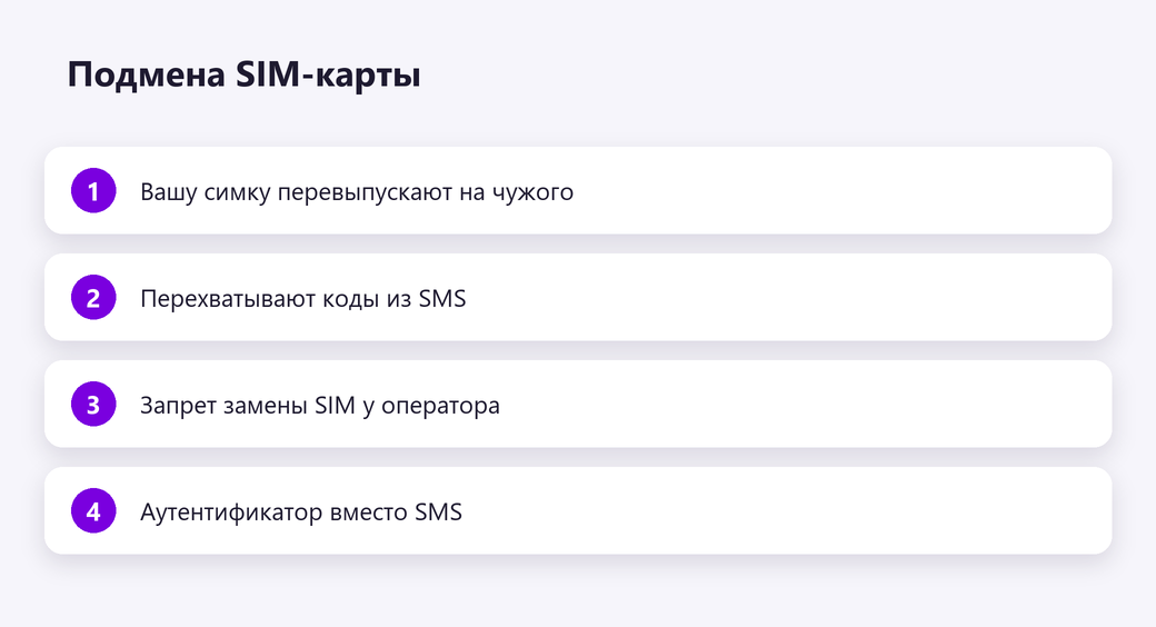 Подмена SIM-карты