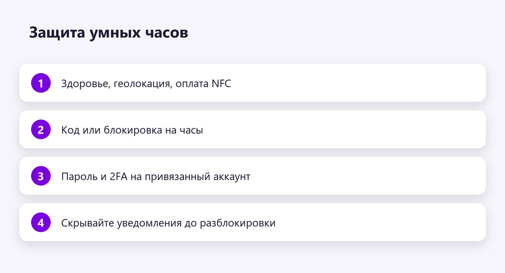 Защита умных часов